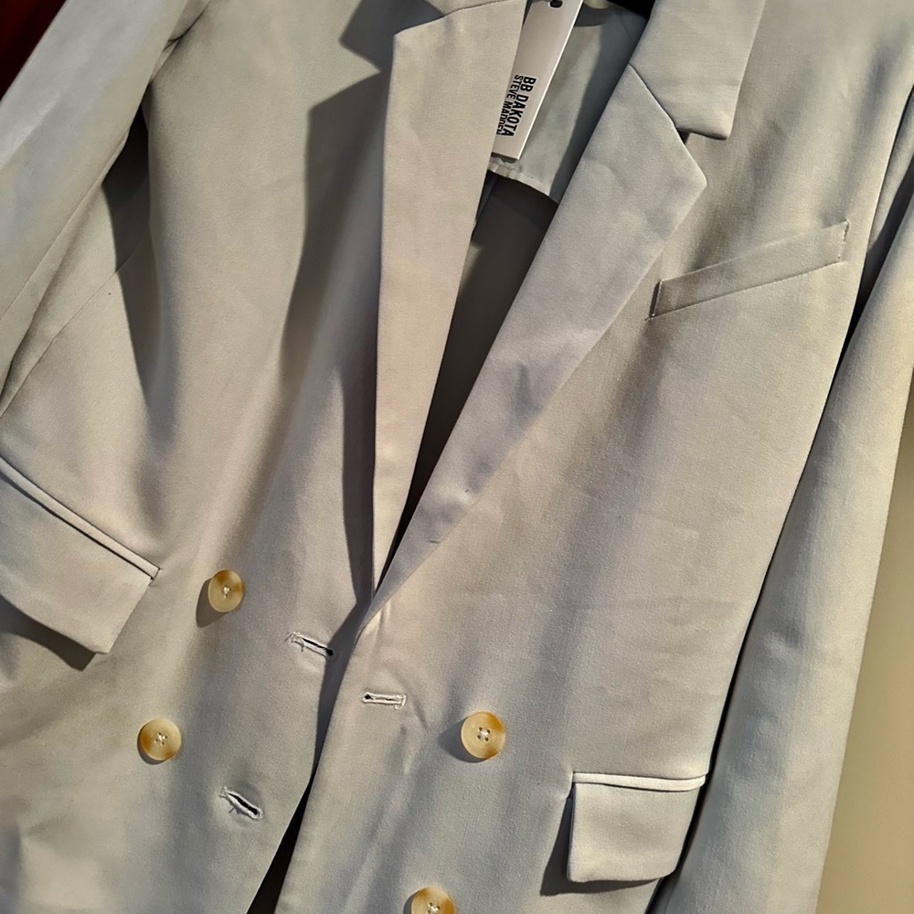 BB Dakota Steve Madden Blazer Light Blue